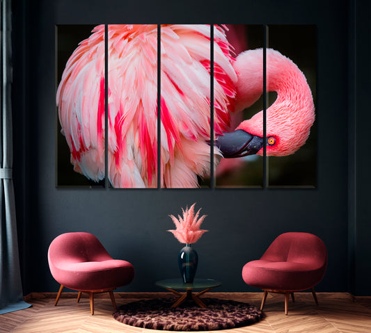 Beautiful Flamingo Canvas Print ArtLexy   