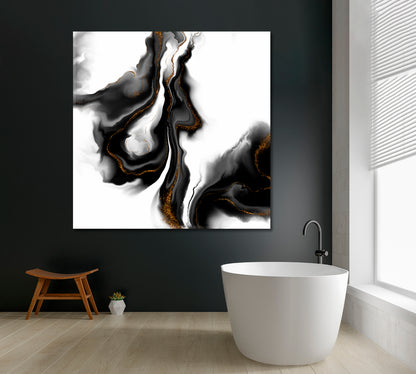 Luxury Creative Black Abstract Pattern Canvas Print ArtLexy   