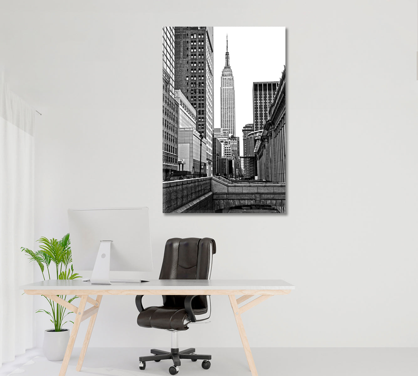 Empire State Building Canvas Print ArtLexy   