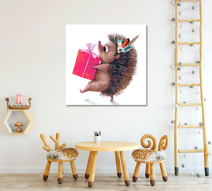 Baby Hedgehog Canvas Print ArtLexy   