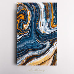 Abstract Flows and Splashes Canvas Print ArtLexy 1 Panel 16"x24" inches 