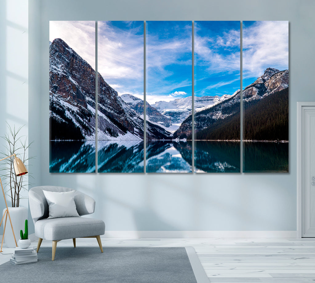 Banff National Park Canada Canvas Print ArtLexy 5 Panels 36"x24" inches 