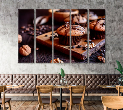 Chocolate Muffins Canvas Print ArtLexy   