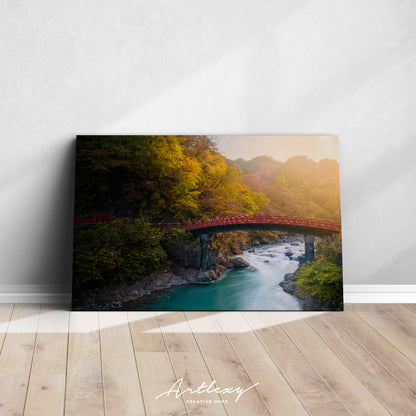 Shinkyo Bridge Japan Canvas Print ArtLexy   