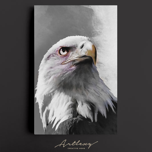 Eagle Portrait Canvas Print ArtLexy 1 Panel 16"x24" inches 
