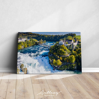 Rhine Falls Switzerland Canvas Print ArtLexy   