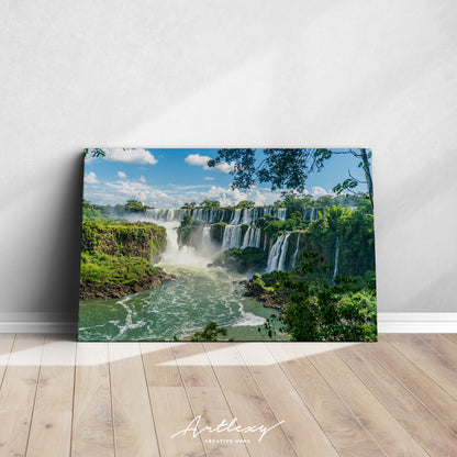 Iguazu Falls Argentina National Park Canvas Print ArtLexy   