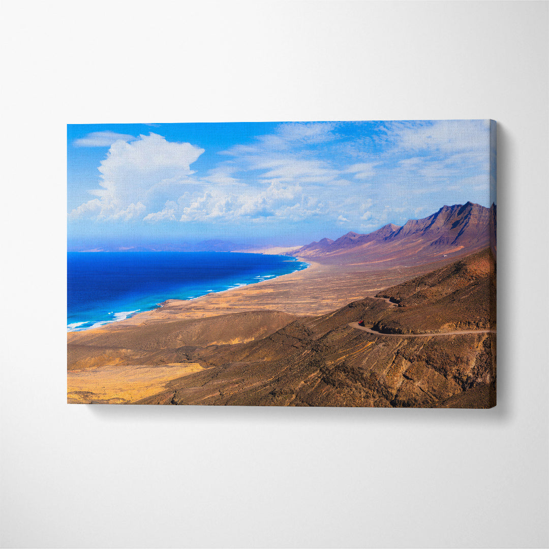 Cofete Beach Fuerteventura Canary Islands Spain Canvas Print ArtLexy 1 Panel 24"x16" inches 
