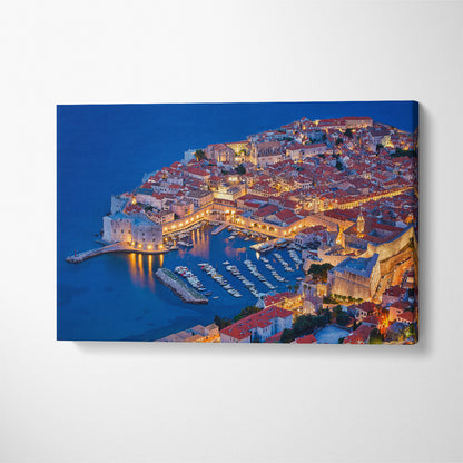 Dalmatia Dubrovnik Croatia Canvas Print ArtLexy 1 Panel 24"x16" inches 