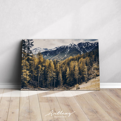 Mountain Forest in Autumn Canvas Print ArtLexy   