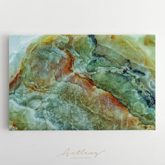 Natural Green Marble Canvas Print ArtLexy   