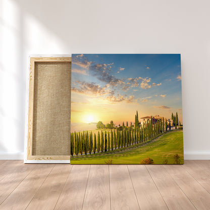 Amazing Tuscany Landscape Italy Europe Canvas Print ArtLexy   