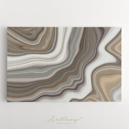 Beige Marble Pattern Canvas Print ArtLexy   
