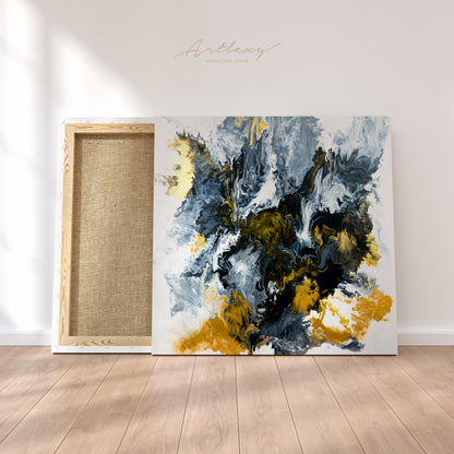 Abstract Fluid Marble Pattern Canvas Print ArtLexy   
