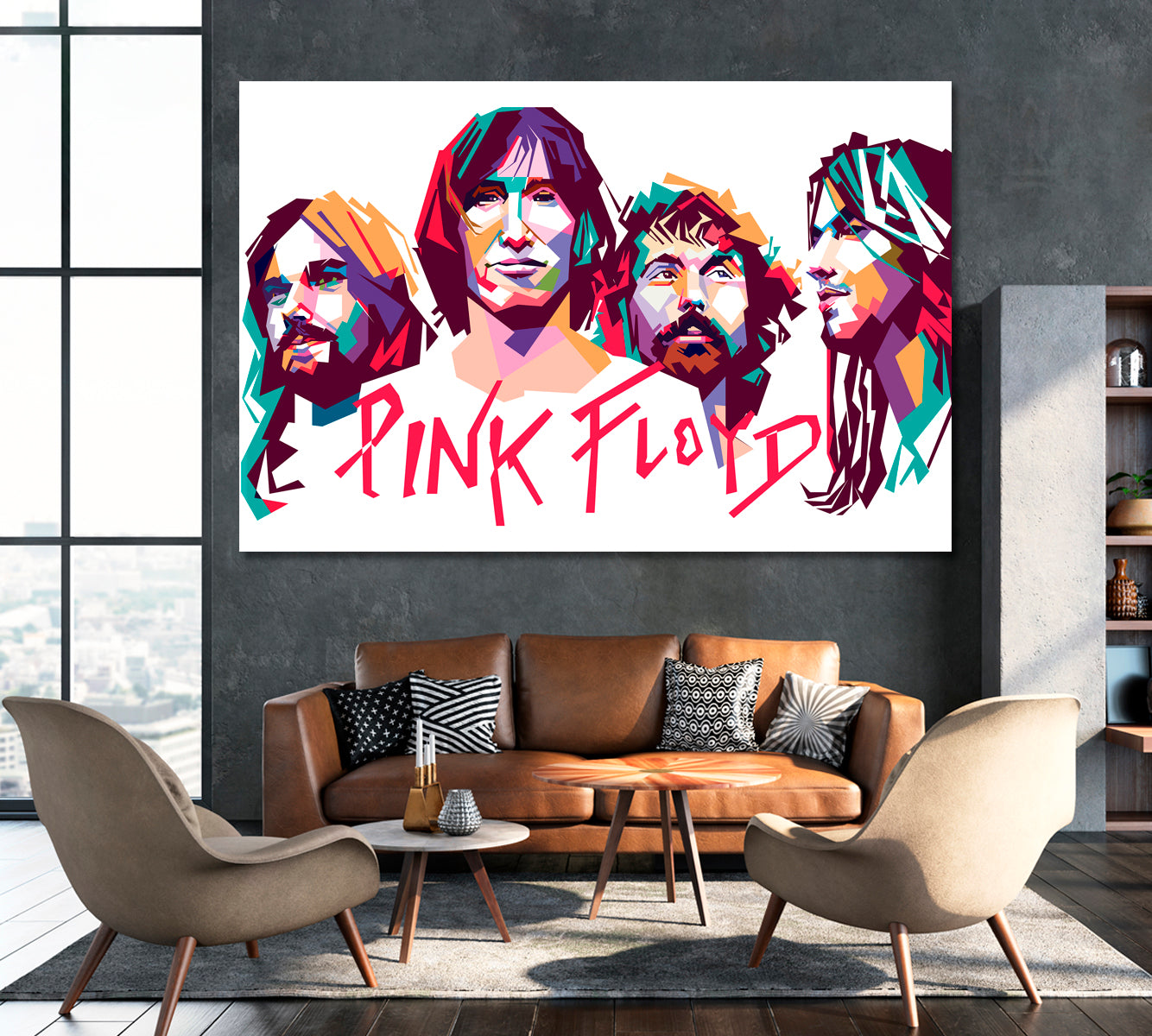 Pink Floyd Canvas Print ArtLexy   