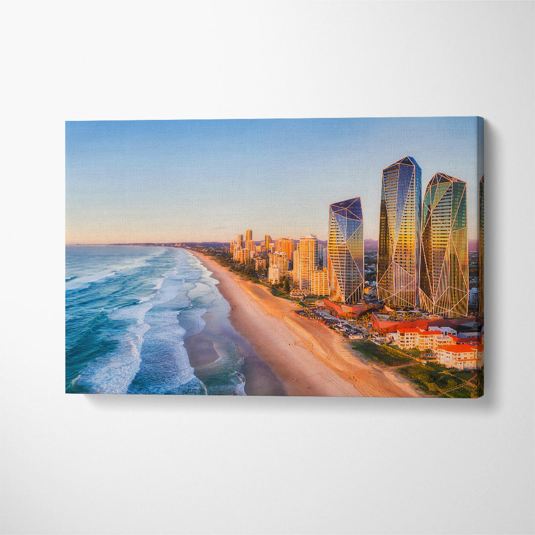 Surfers Paradise Australia Gold Coast Canvas Print ArtLexy 1 Panel 24"x16" inches 