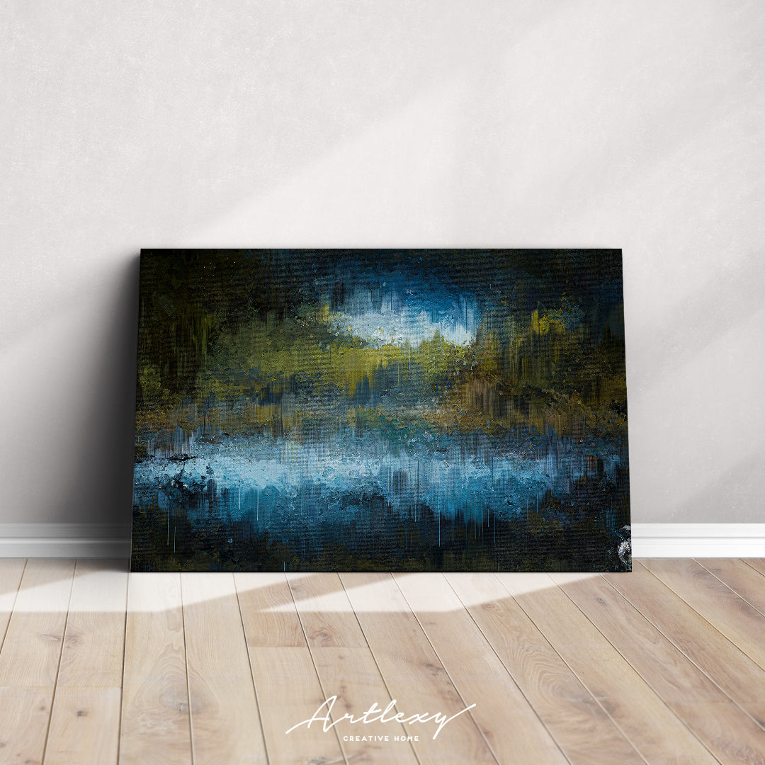 Abstract Forest Lake Canvas Print ArtLexy   
