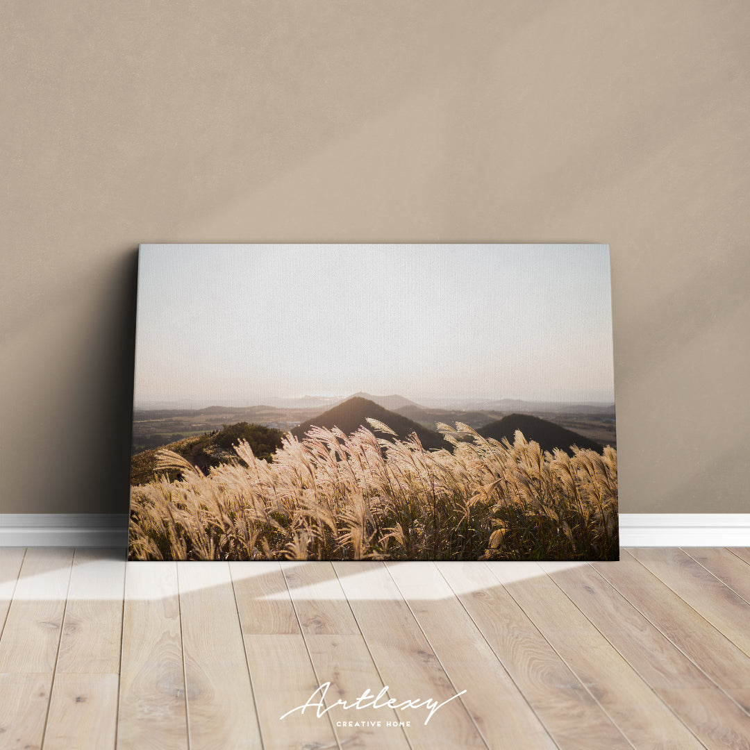 Amazing Landscaping with Chinese Silver Grass Canvas Print ArtLexy   