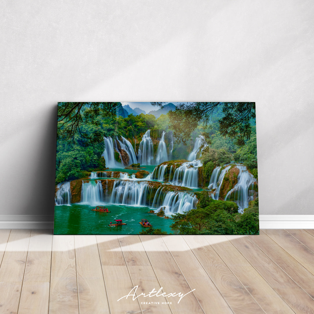 Nanning Detian Waterfall (Ban Gioc Waterfall) Vietnam Canvas Print ArtLexy   