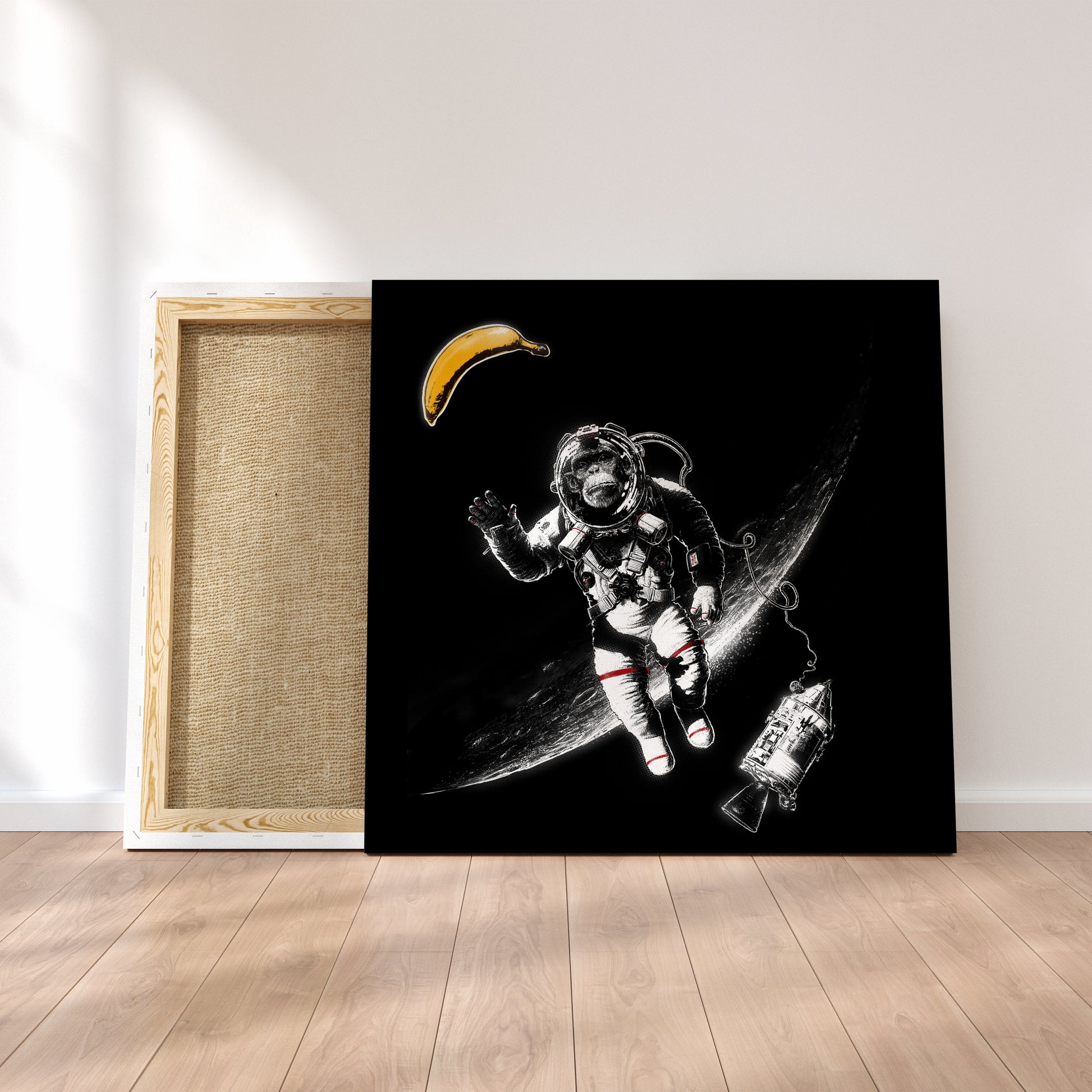 Monkey Astronaut Canvas Print ArtLexy   
