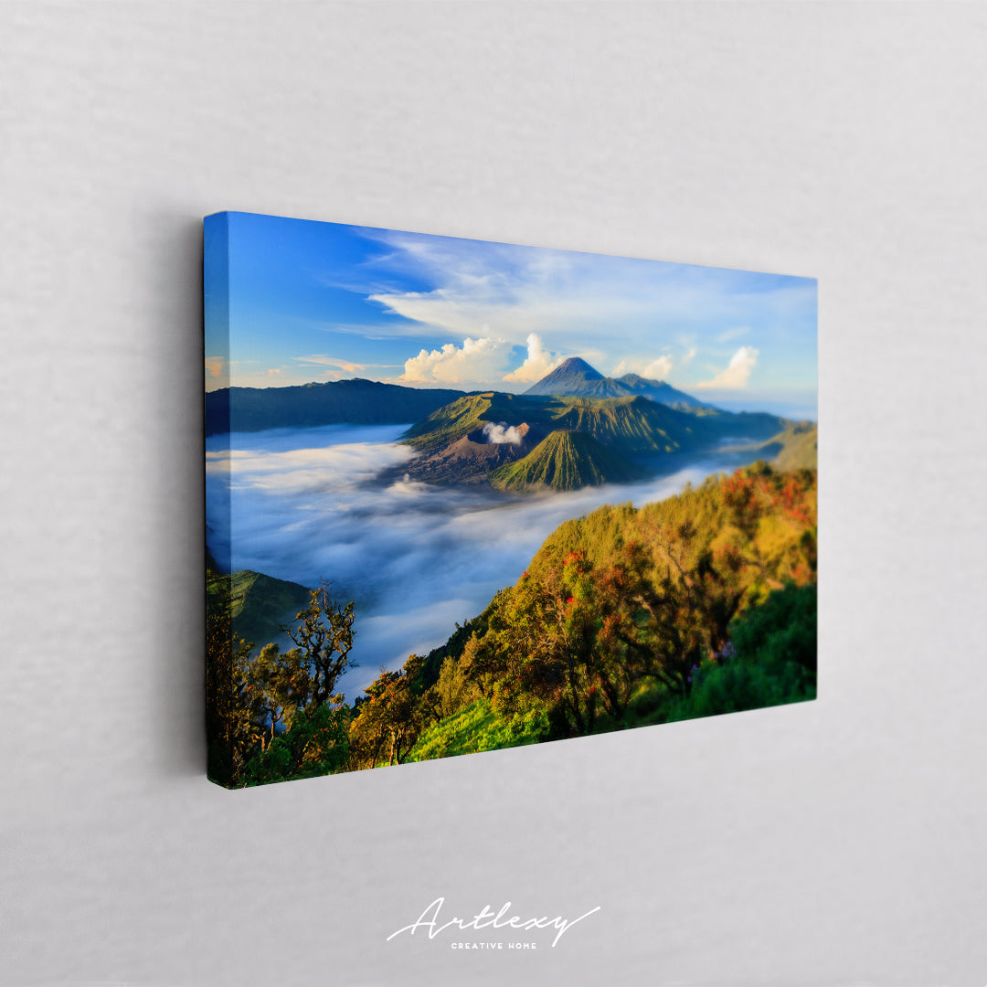Mount Bromo Indonesia. Volcanic Landscape Canvas Print ArtLexy   
