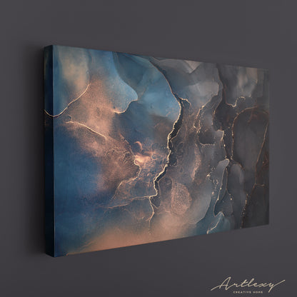Abstract Fluid Marble Canvas Print ArtLexy   