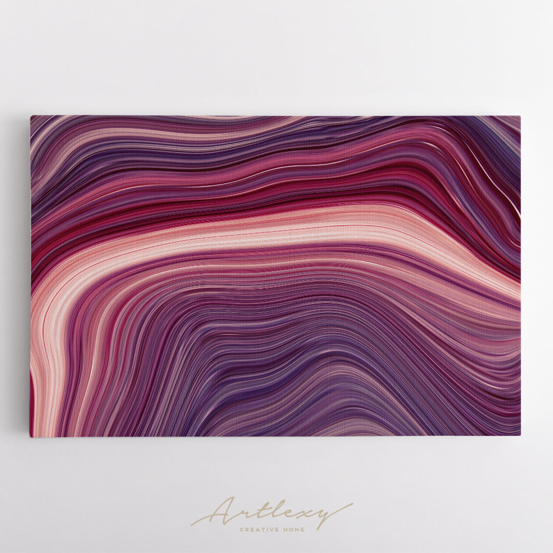 Abstract Marbled Waves Canvas Print ArtLexy   