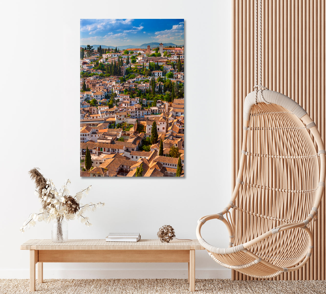 Granada Beautiful City in Spain Canvas Print ArtLexy 1 Panel 16"x24" inches 