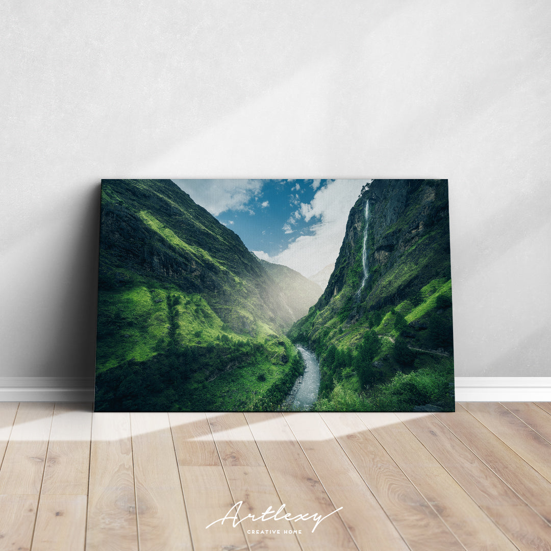Beautiful Mountains Landscape Himalayas Canvas Print ArtLexy   