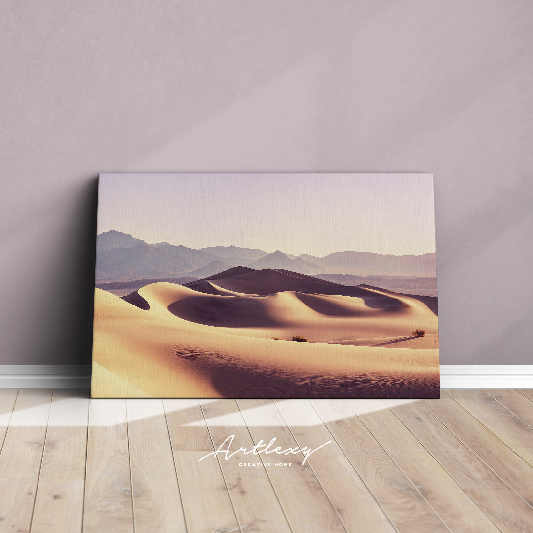 Sand Dunes in Death Valley National Park California Canvas Print ArtLexy   