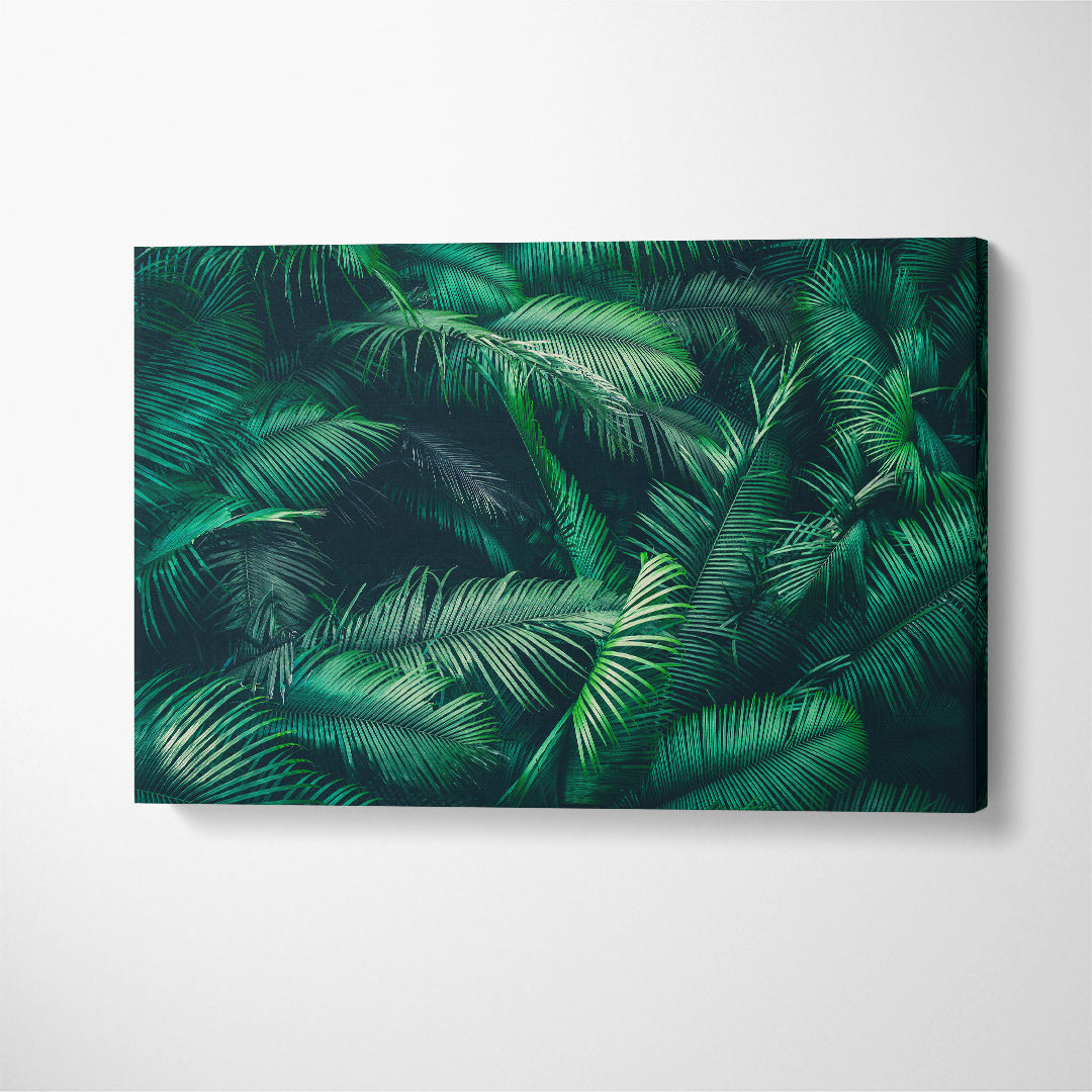 Tropical Forest Canvas Print ArtLexy 1 Panel 24"x16" inches 
