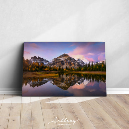 Mount Assiniboine Alberta Canada Canvas Print ArtLexy   