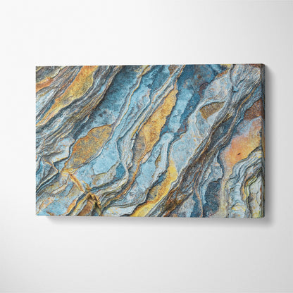 Rocks Layers Canvas Print ArtLexy 1 Panel 24"x16" inches 