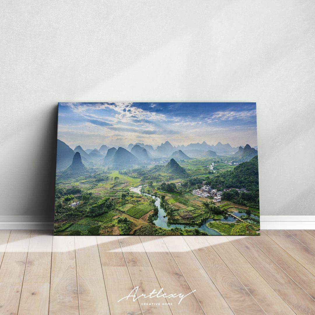 Nature Landscape Guilin China Canvas Print ArtLexy   