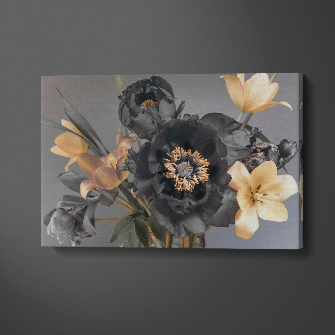 Luxury Peonies and Tulips Canvas Print ArtLexy   