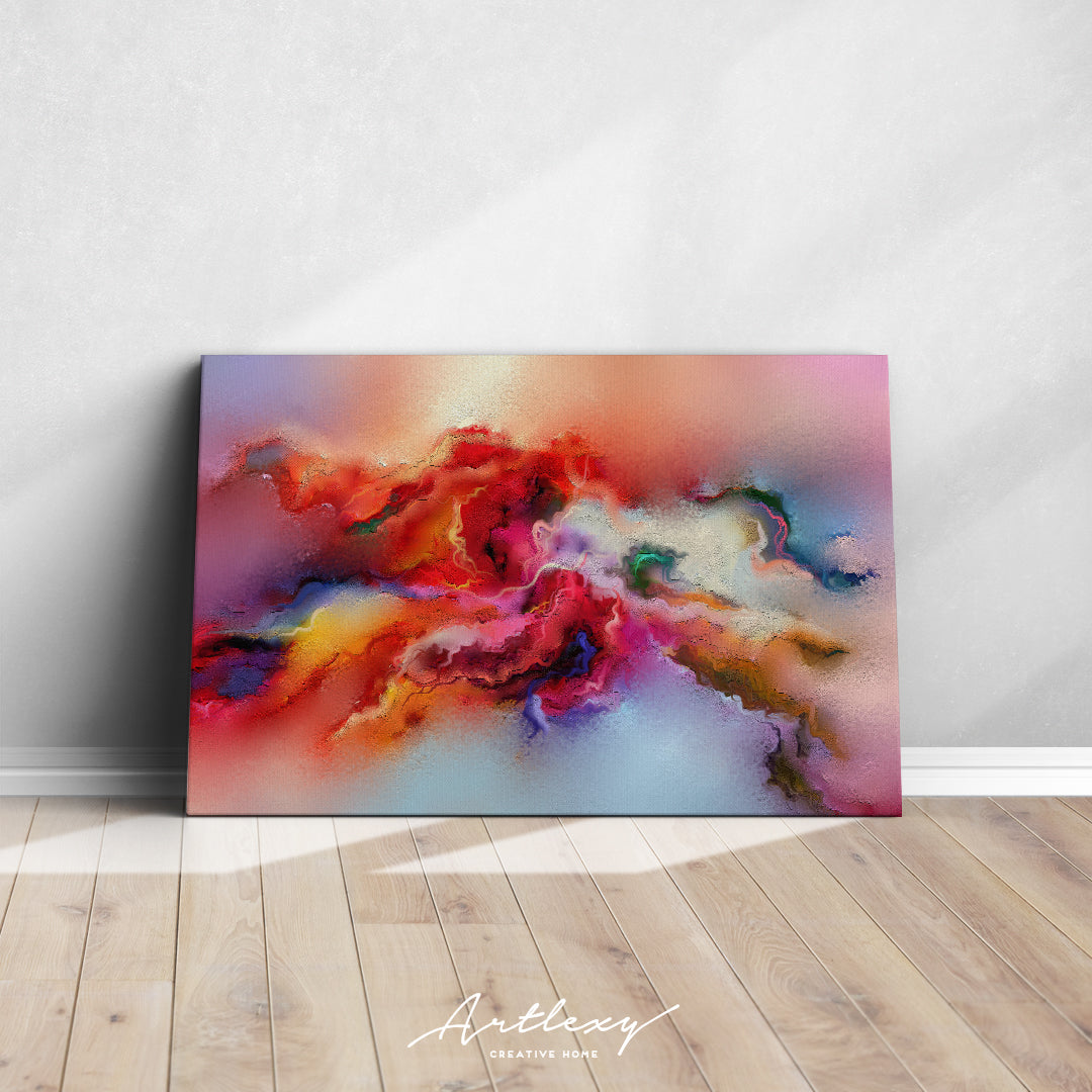 Abstract Contemporary Multicolor Painting Canvas Print ArtLexy   