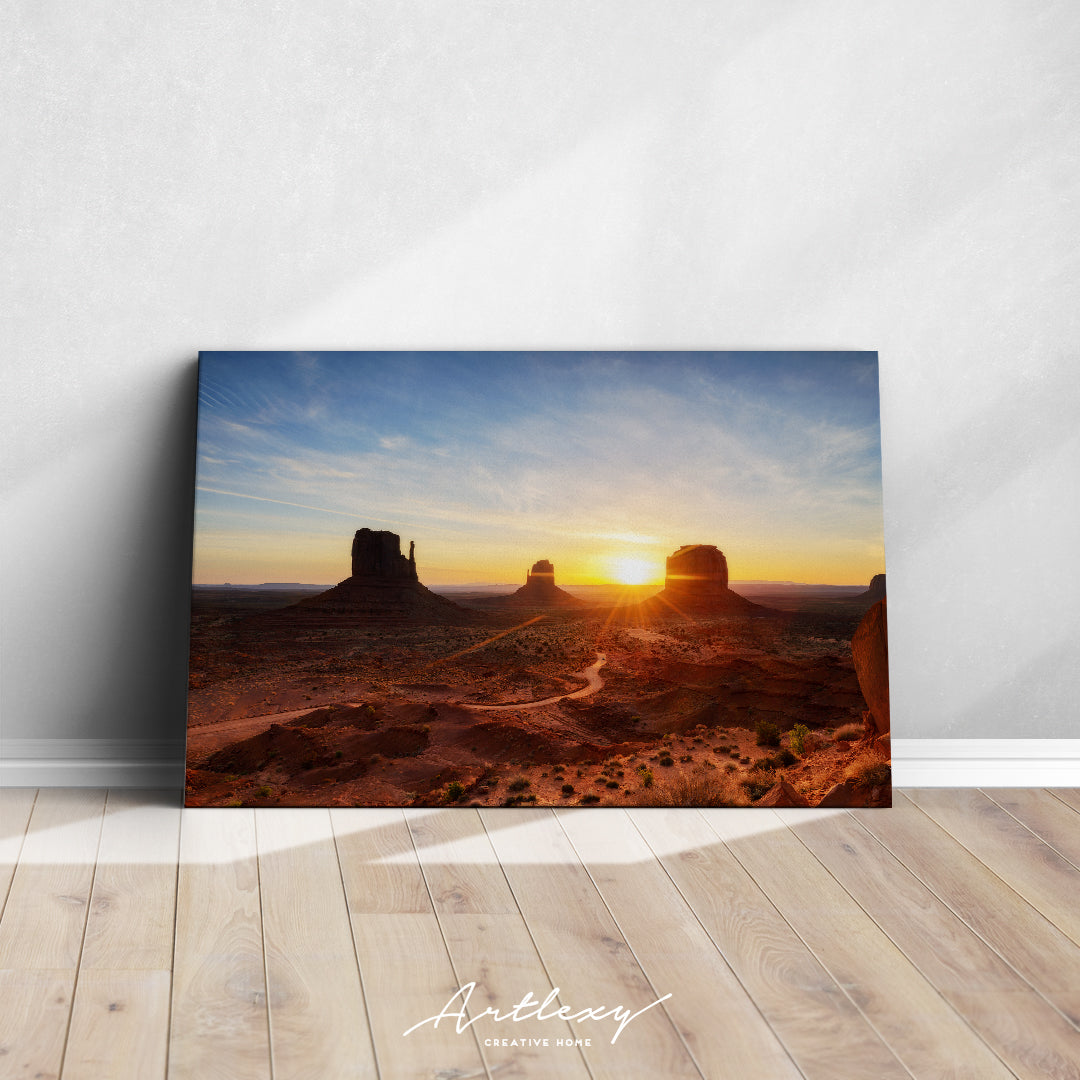Monument Valley Navajo Tribal Park Arizona USA Canvas Print ArtLexy   