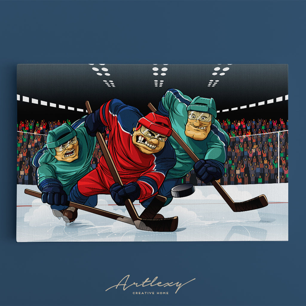 Ice Hockey Canvas Print ArtLexy   