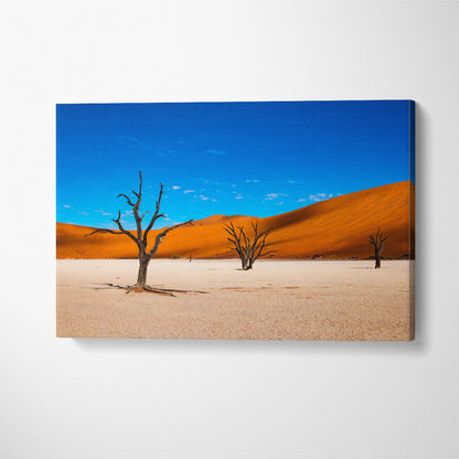 Deadvlei Namib-Naukluft Park Canvas Print ArtLexy 1 Panel 24"x16" inches 