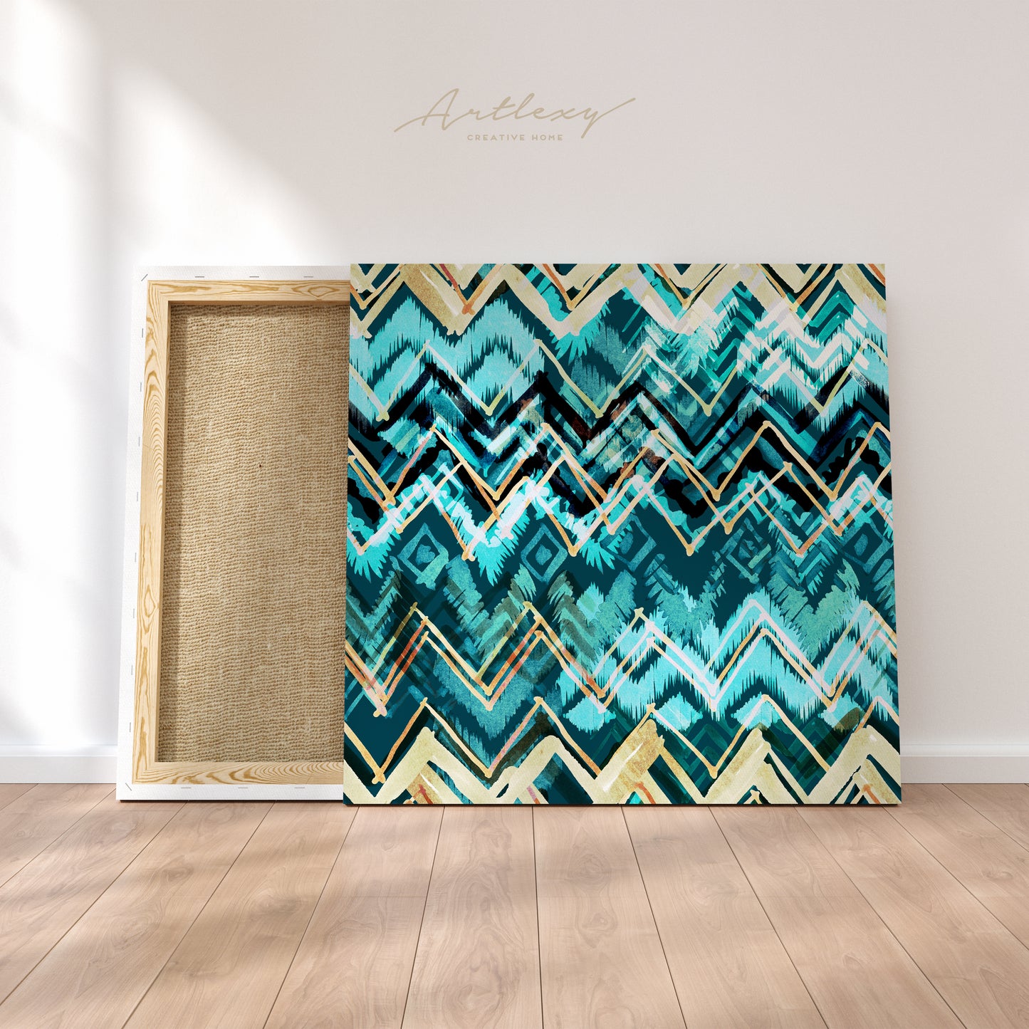 Tribal Ethnic Pattern Canvas Print ArtLexy 1 Panel 12"x12" inches 