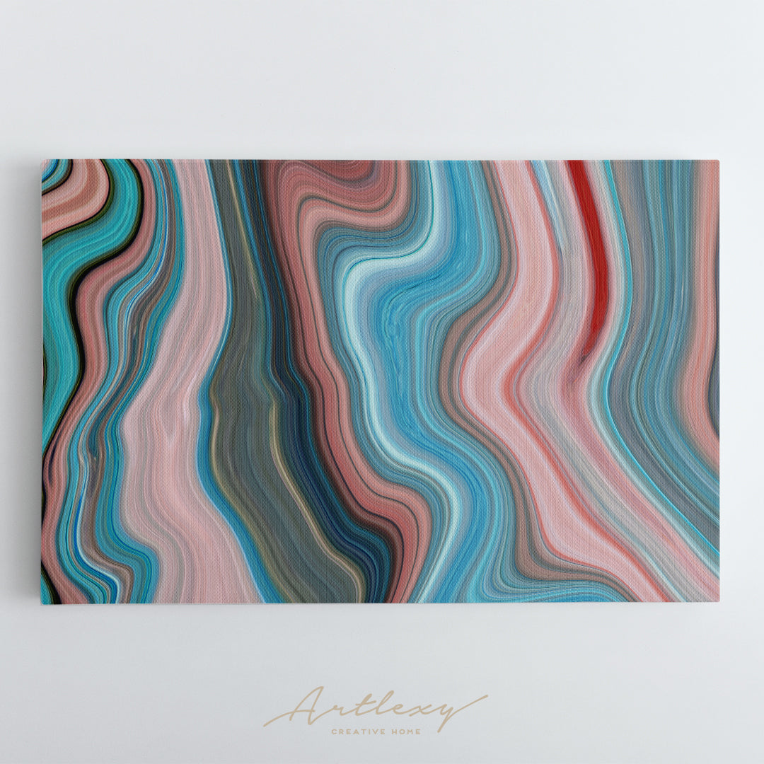 Colorful Marble Pattern Canvas Print ArtLexy   