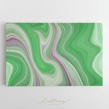 Green Marble Design Canvas Print ArtLexy   