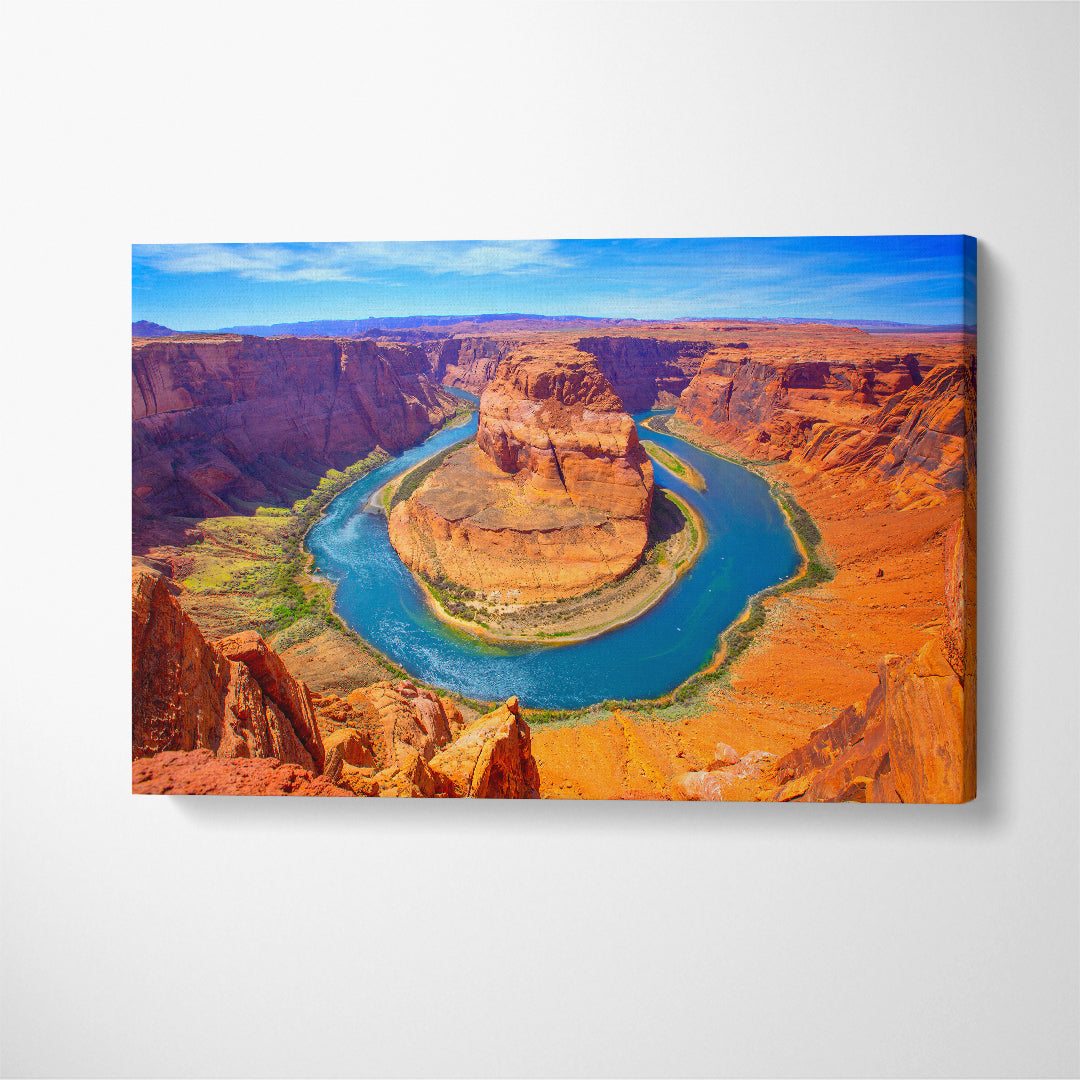 Colorado River Glen Canyon Arizona Canvas Print ArtLexy 1 Panel 24"x16" inches 