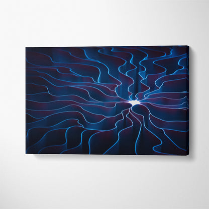 Abstract Nerve Cell Canvas Print ArtLexy 1 Panel 24"x16" inches 