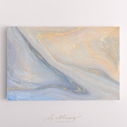 Luxury Marble with Golden Veins Canvas Print ArtLexy   