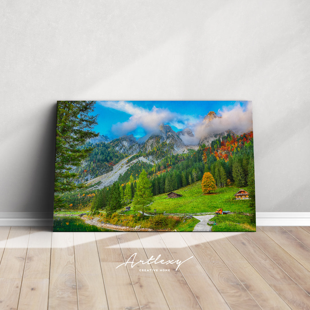 Dachstein Mountain Austria Canvas Print ArtLexy   