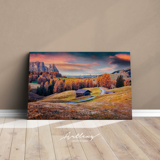 Alpe di Siusi Dolomites Canvas Print ArtLexy   