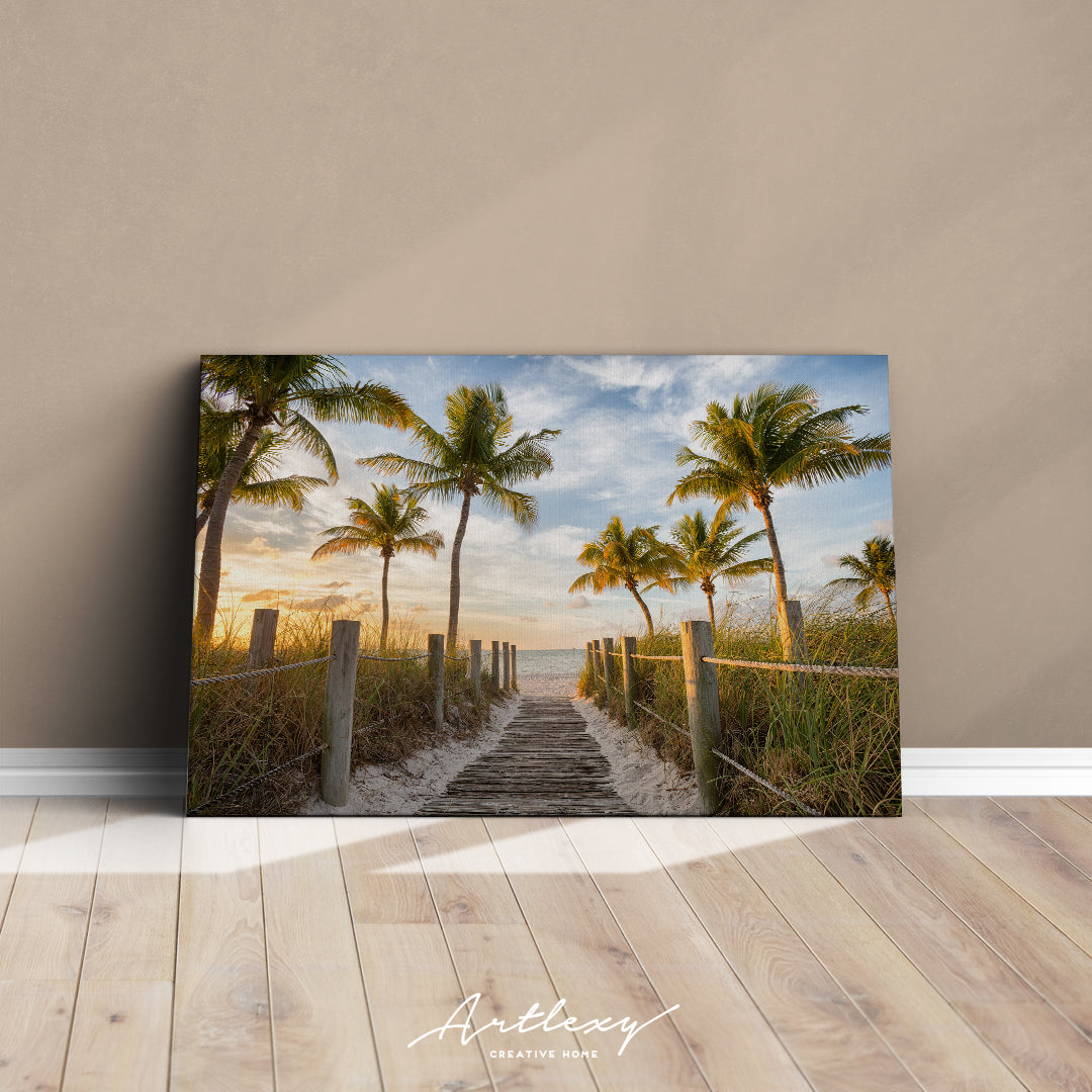 Smathers Beach Florida Canvas Print ArtLexy   