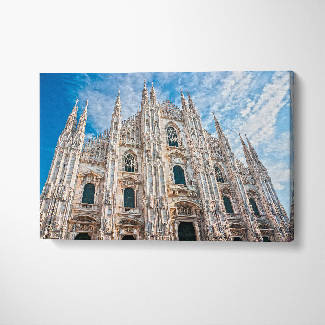 Milan Cathedral (Duomo of Milan) Italy Canvas Print ArtLexy 1 Panel 24"x16" inches 