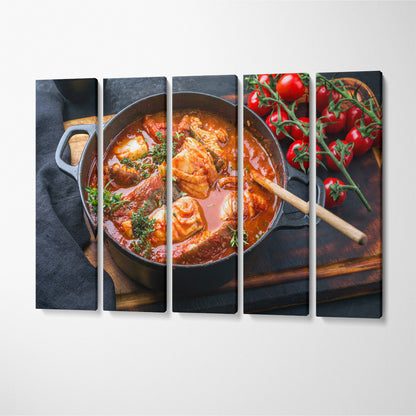 Traditional Brazilian Fish in Tomato Sauce Canvas Print ArtLexy   